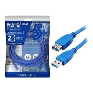 CABO EXTENSOR USB 3.0 AM X AF 2.0MT 018-7702