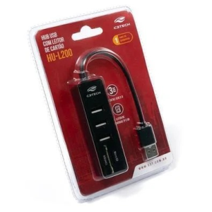 HUB USB 2.0 5P 480MBPS PRETO HU-L200BK